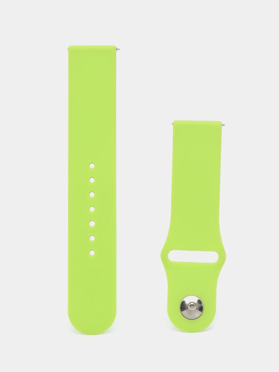 Салатовый ремешок для часов Xiaomi AmazFit Bip / Samsung Galaxy Watch Active, 22 мм