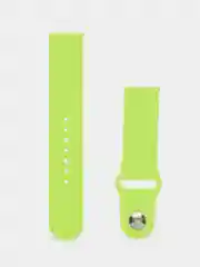 Салатовый ремешок для часов Xiaomi AmazFit Bip / Samsung Galaxy Watch Active, 22 мм