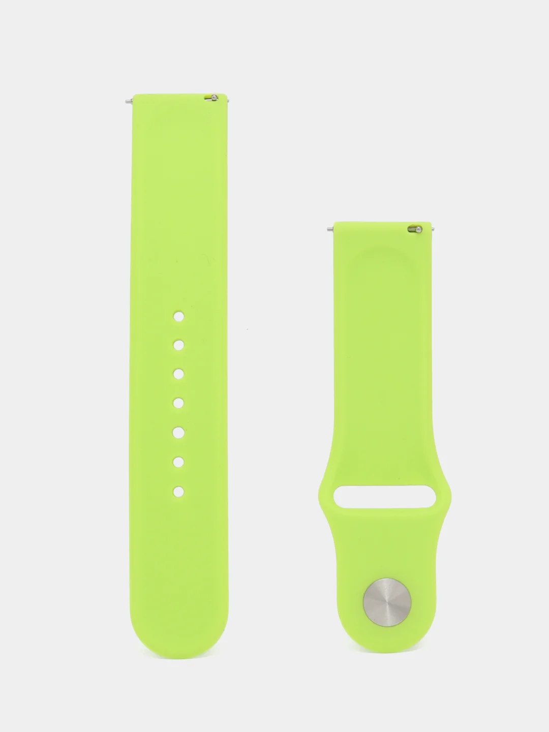 Салатовый ремешок для часов Xiaomi AmazFit Bip / Samsung Galaxy Watch Active, 22 мм
