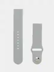 Серый ремешок для часов Xiaomi AmazFit Bip / Samsung Galaxy Watch Active, 22 мм