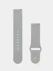 Серый ремешок для часов Xiaomi AmazFit Bip / Samsung Galaxy Watch Active, 22 мм