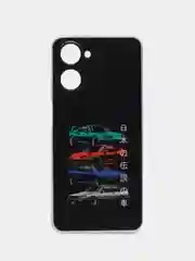 Хром силиконовый чехол на Realme 10 4G (Реалми 10 4G)