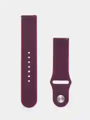 Тёмно-бордовый ремешок для часов Xiaomi AmazFit Bip / Samsung Galaxy Watch Active, 22 мм
