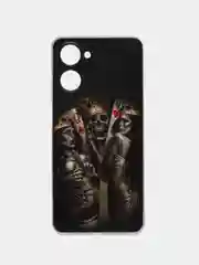 Оливковый силиконовый чехол на Realme 10 4G (Реалми 10 4G)