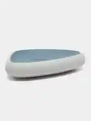 Синий меланж мыльница со сливом