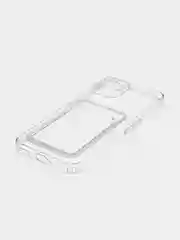 Прозрачный чехол для Nothing Phone (2) силиконовый BROSCORP с карманом для карт и защитой камер