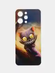 Индиго силиконовый чехол на Xiaomi Redmi 12 (Редми 12), прозрачный, с рисунком, защита камеры