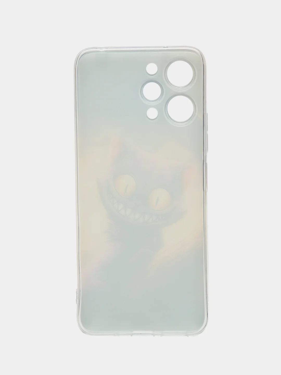 Индиго силиконовый чехол на Xiaomi Redmi 12 (Редми 12), прозрачный, с рисунком, защита камеры