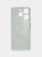 Оливковый чехол на Tecno Spark 10 Pro (Текно Спарк 10 Про), прозрачный, с рисунком, защита камеры