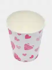 Белый стакан бумажный, 0,2 л, в наборе 10 штук