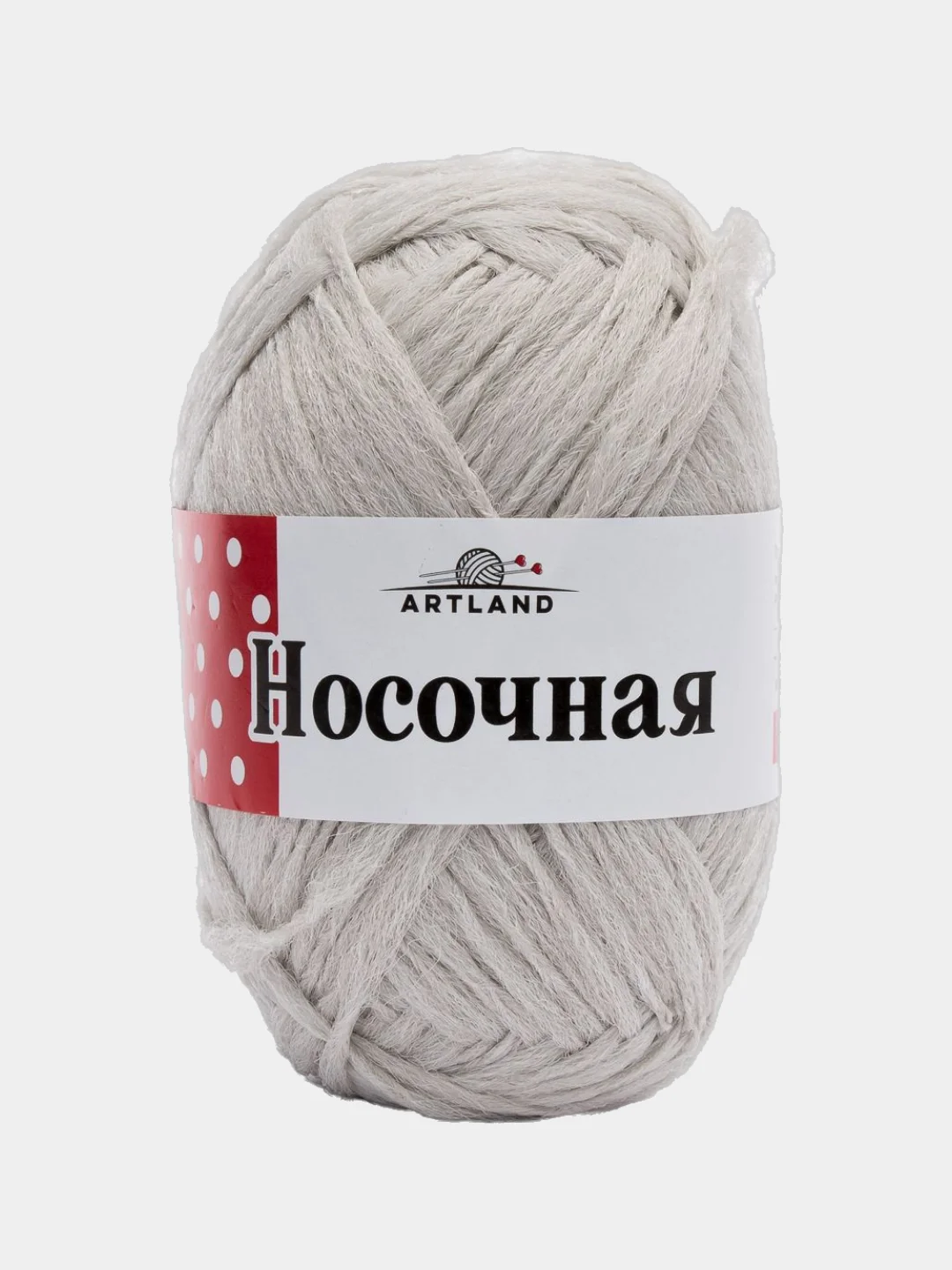 Серый металлик пряжа носочная "Мастерица", полипропилен