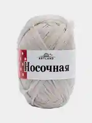 Серый металлик пряжа носочная "Мастерица", полипропилен