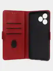 Красный чехол-книжка GQ Lite для Realme Note 50 / Realme C51 / Realme C53 / Narzo N53 из кожи