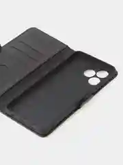 Черный чехол-книжка GQ Lite для Realme Note 50 / Realme C51 / Realme C53 / Narzo N53 из кожи