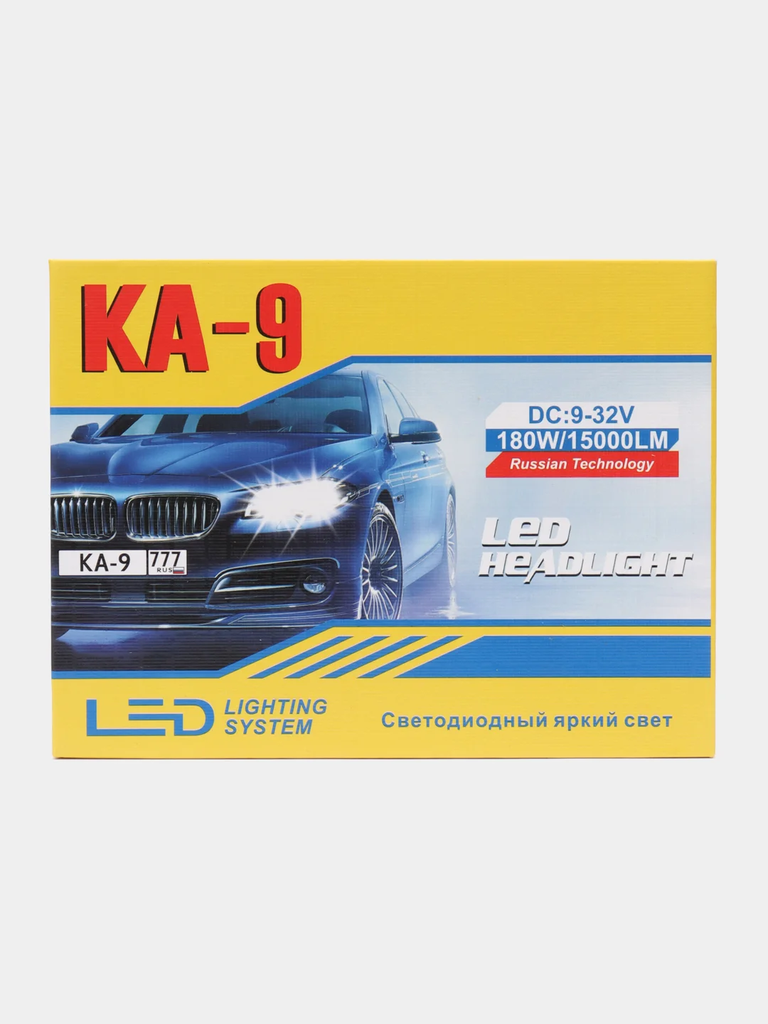 Светодиодные LED лампы KA-9, H4 / H7 / H11, 2 штуки