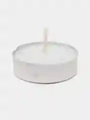 Белый свечи чайные, в гильзе, 2 цвета, 10 штук