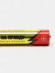 Батарейки алкалиновые "Тест на правду" LR03/LR06, ААА/АА