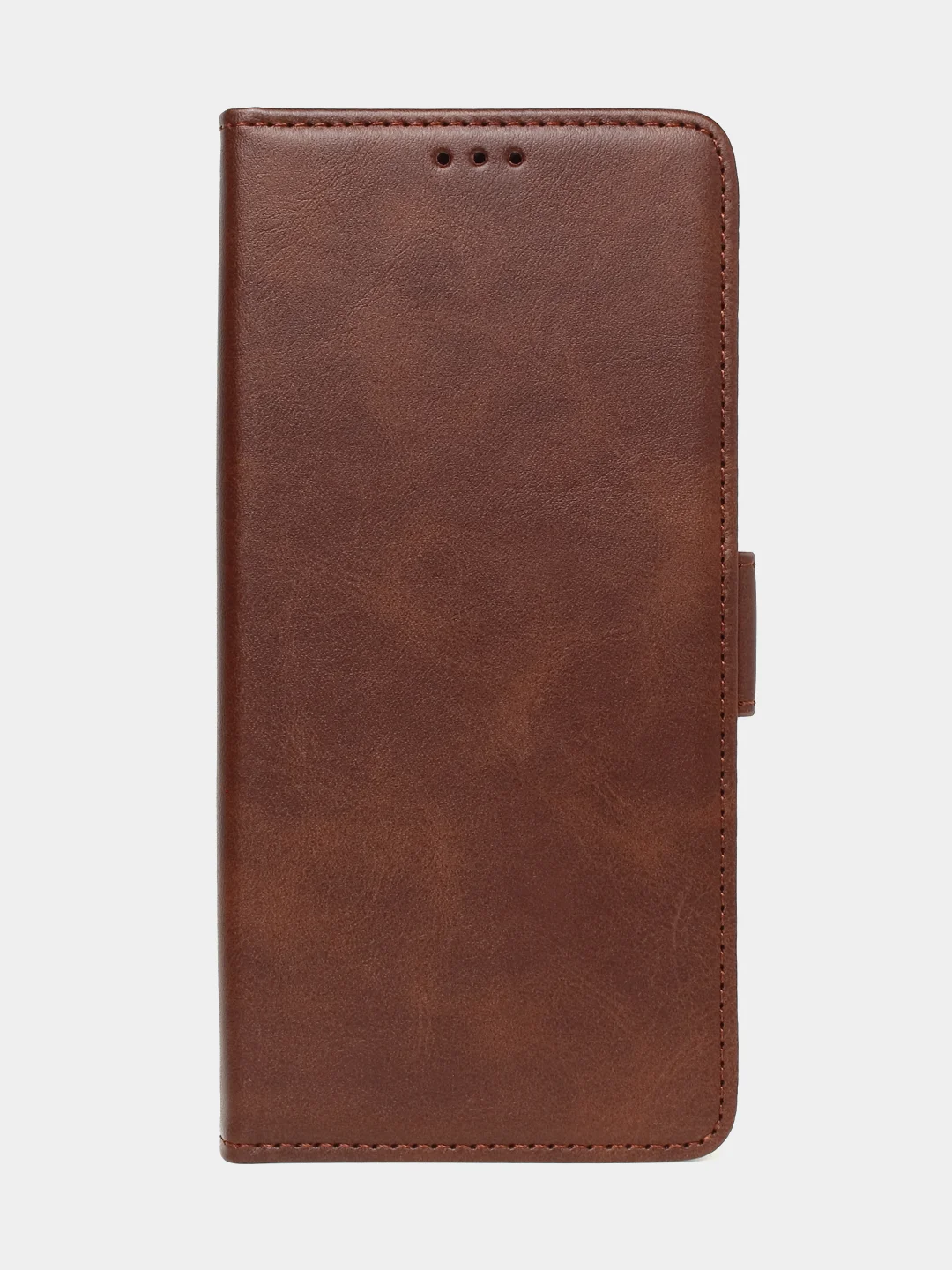 Коричневый чехол-книжка GQ Lite для Redmi 12 / Redmi Note 12R / Poco M6 Pro(5G) из искусственной кожи
