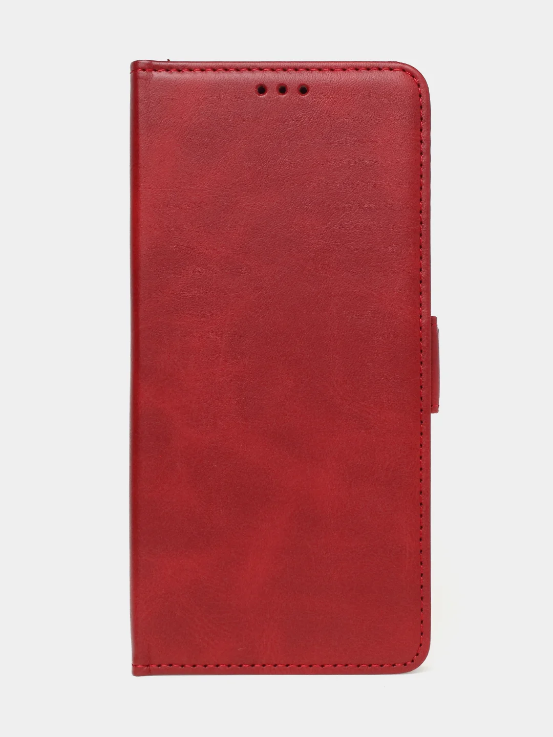 Красный чехол-книжка GQ Lite для Redmi 12 / Redmi Note 12R / Poco M6 Pro(5G) из искусственной кожи