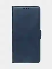 Синий чехол-книжка GQ Lite для Redmi 12 / Redmi Note 12R / Poco M6 Pro(5G) из искусственной кожи