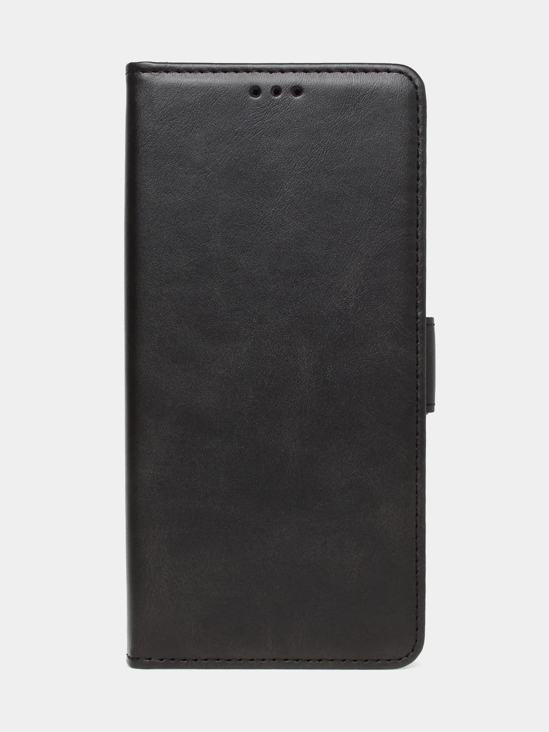 Черный чехол-книжка GQ Lite для Redmi 12 / Redmi Note 12R / Poco M6 Pro(5G) из искусственной кожи