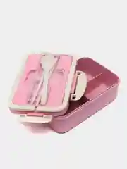 Розовый ланч-бокс, многоразовый