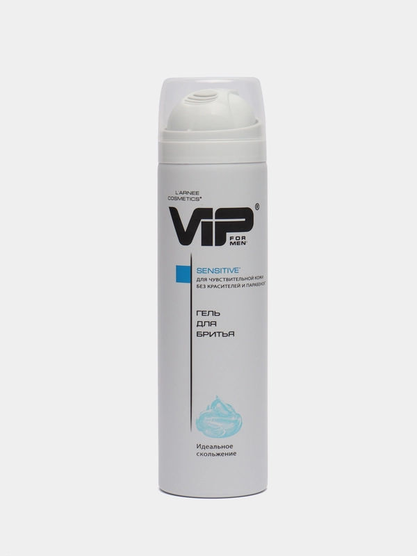 Гель для бритья VIP For men, для чувствительной кожи, 200 мл