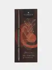 Тёмно-коричневый ручка шариковая Lorex Contour Love, серия "Slim Chic"