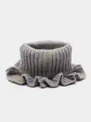 Серый снуд детский, вязаный, 0-6 лет