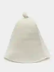 Белый шапка для бани,  набор 2 штуки