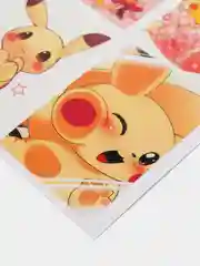 Белый наклейки-стикеры по мотивам аниме Pokemon "Пикачу"