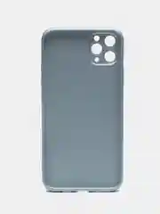 Голубой чехол для iPhone, айфон 12 Pro с защитой блока камер