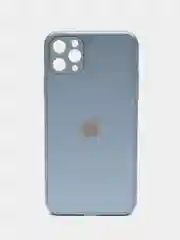 Голубой чехол для iPhone, айфон 12 Pro с защитой блока камер