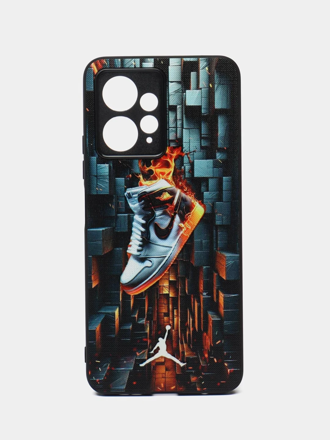 Хаки чехол с рисунком на Xiaomi Redmi Note 12 4G (Сяоми Редми Нот 12 4G)