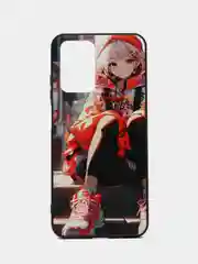 Рыжий чехол с рисунком на Xiaomi Redmi 10 и Redmi 10 2022 (Сяоми Редми 10 и Редми 10 2022)