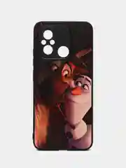 Коричневый чехол с рисунком на Xiaomi Redmi 12C (Сяоми Редми 12Ц)