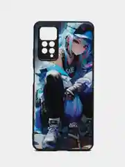 Индиго чехол с рисунком на Xiaomi Redmi Note 11 Pro 4G и Redmi Note 12 Pro 4G (Нот 11/12 Про 4G)