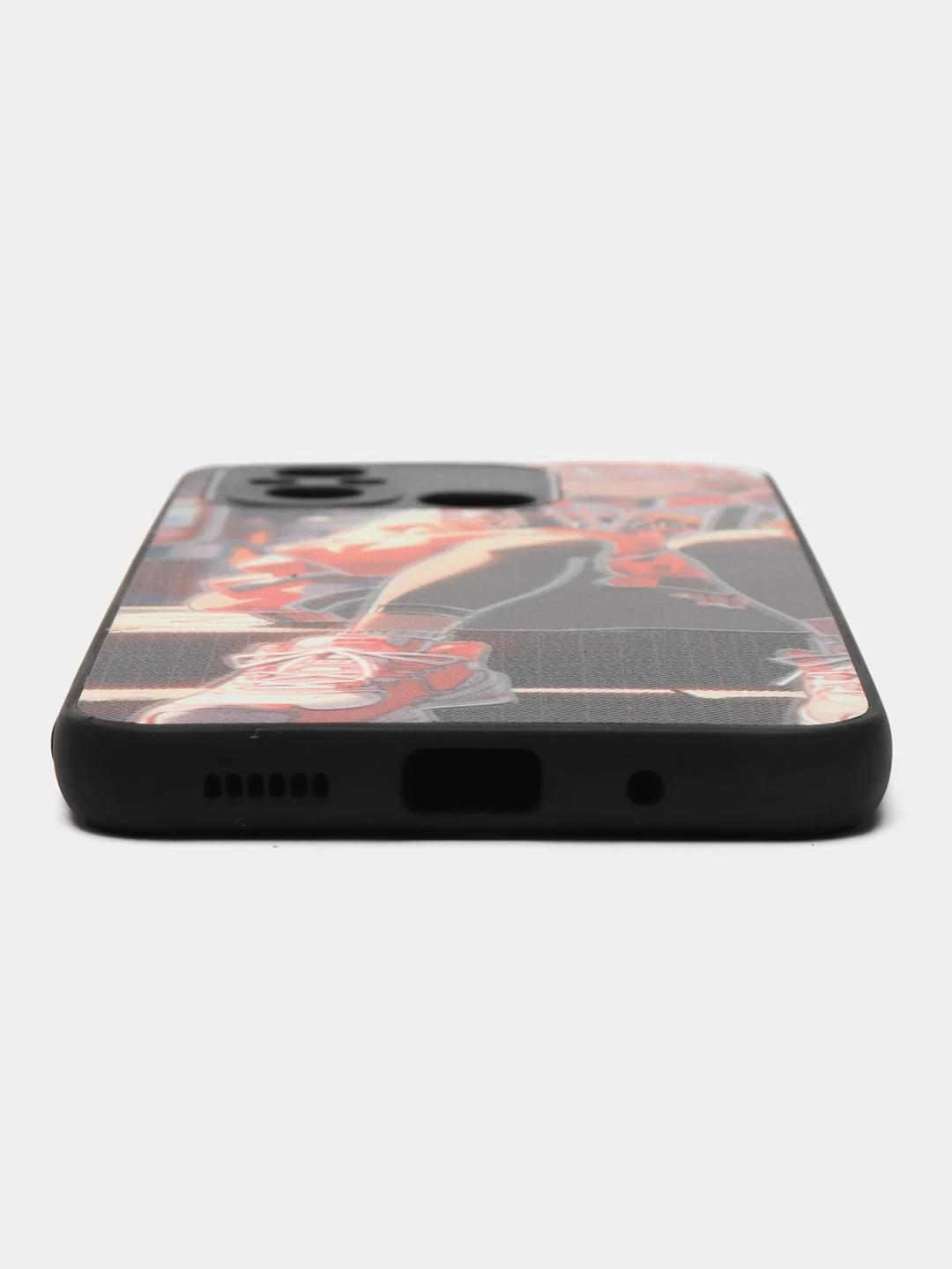 Рыжий чехол с рисунком на Xiaomi Redmi 12C (Сяоми Редми 12Ц)