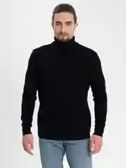 Темно-синий водолазка мужская