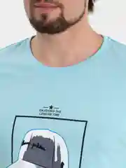 Алый футболка мужская с принтом