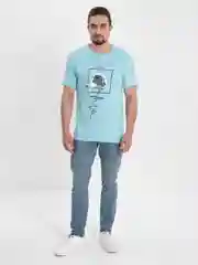 Алый футболка мужская с принтом