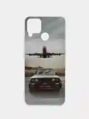 Приглушённый хаки чехол для телефона Realme 8 / 8 Pro / 8i / C25 / C25S / C21 / C21Y, с рисунком
