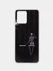 Черный чехол для телефона Realme 8 / 8 Pro / 8i / C25 / C25S / C21 / C21Y, с рисунком