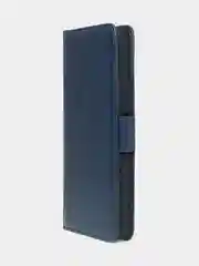 Синий чехол-книжка для Xiaomi Redmi 13C / Poco C65 из высококачественной кожи