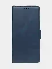 Синий чехол-книжка для Xiaomi Redmi 13C / Poco C65 из высококачественной кожи