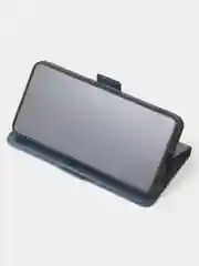 Синий чехол-книжка для Xiaomi Redmi 13C / Poco C65 из высококачественной кожи