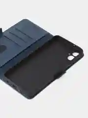 Синий чехол-книжка GQ Lite для Samsung A05 из высококачественной кожи