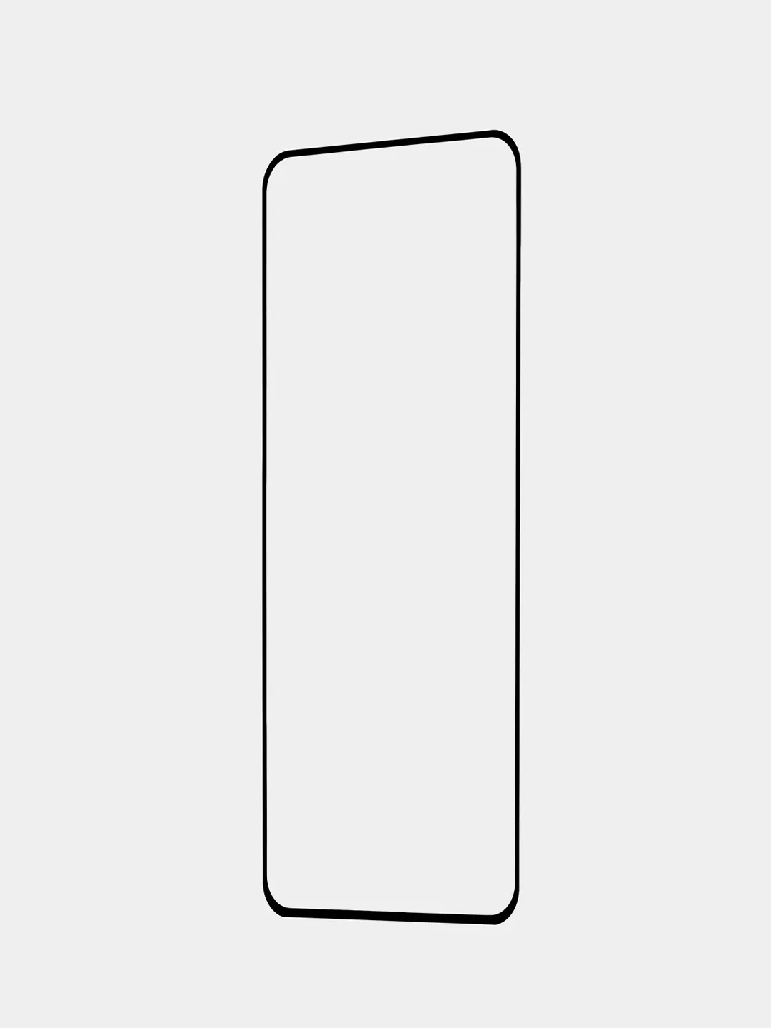 Прозрачный 1-2 шт стекло для Vivo T2 4G защитное прозрачное ROSCO, олеофобное покрытие, черная рамка
