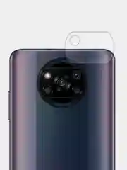 Прозрачный стекло на камеру для Xiaomi POCO X3 NFC, X3 Pro защитное ROSCO закаленное прозрачное