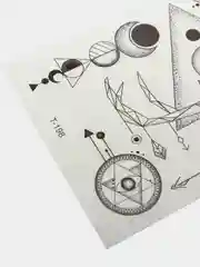 Коричневый татуировки переводные